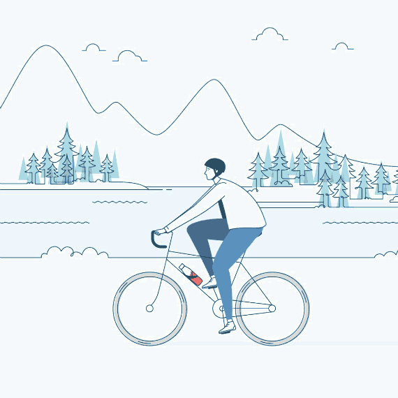 bicycle animation