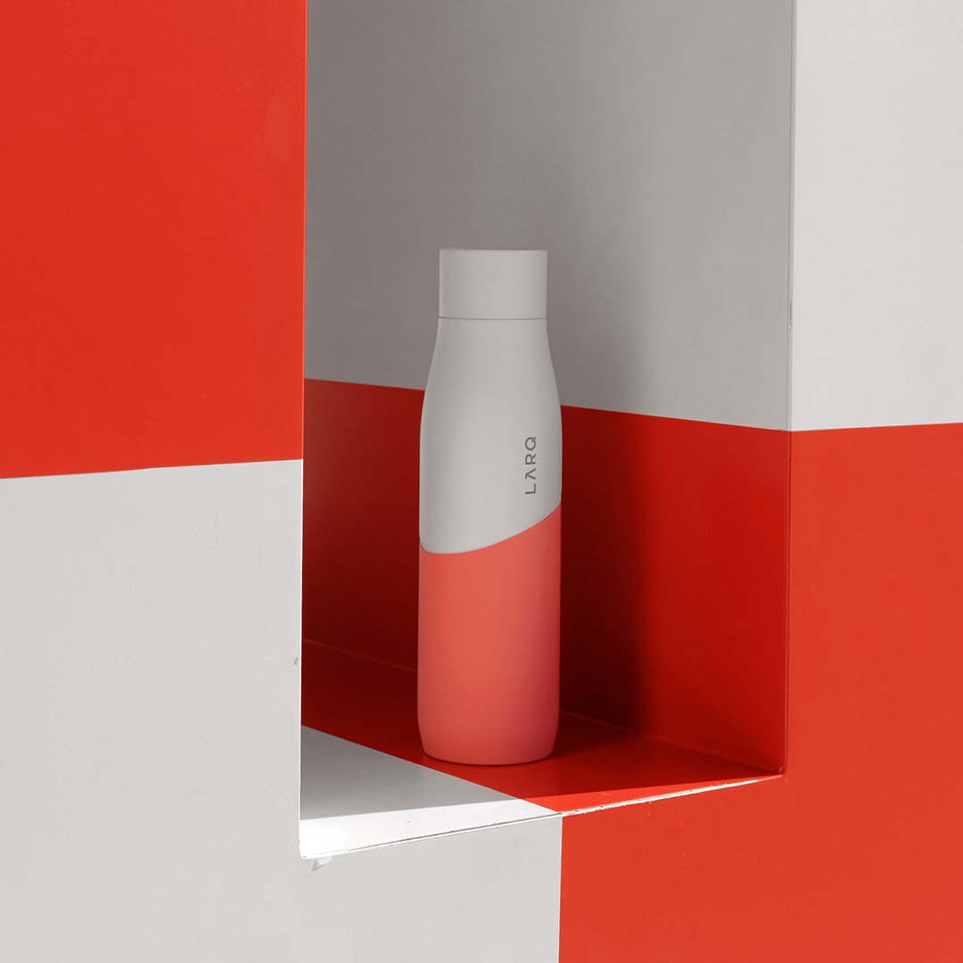 Photo of Larq Bottle PureVis™ - White / Coral