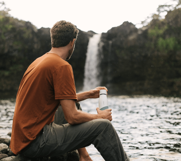 LARQ Bottle PureVis™ Non-insulated - White / Pebble